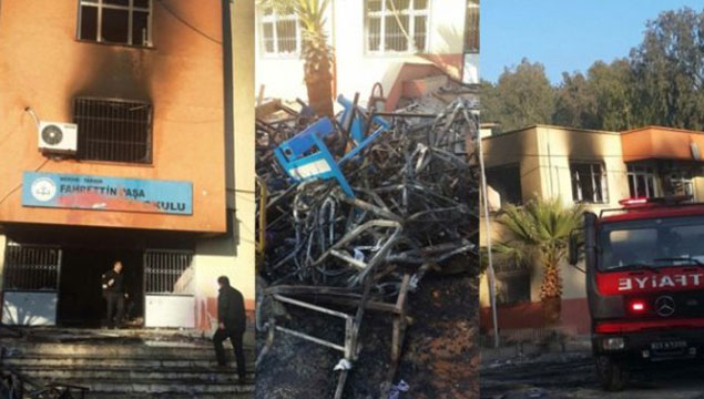 PKK bir okulu daha yaktı
