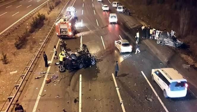 Başkent'te feci trafik kazası: 3 ölü!