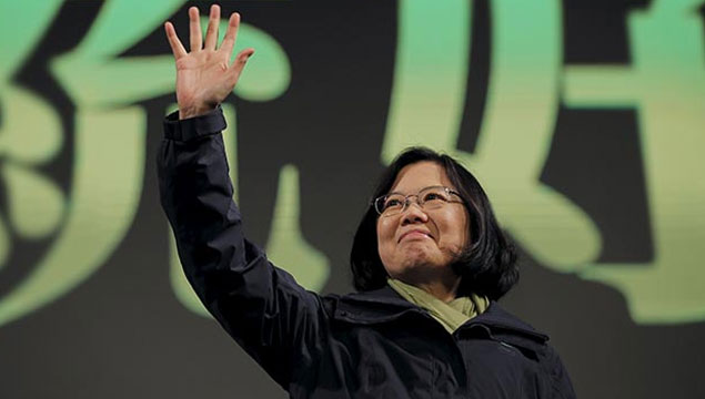 Tayvan tarihinin ilk kadın başkanı