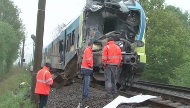 Almanya’da tren kazası