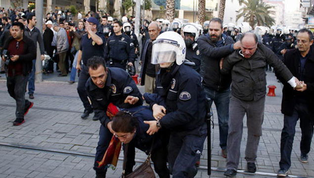 HDP eylemine polis müdahalesi