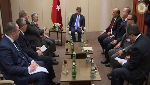 Davutoğlu, Kırım Tatarlarının Lideri ile görüştü