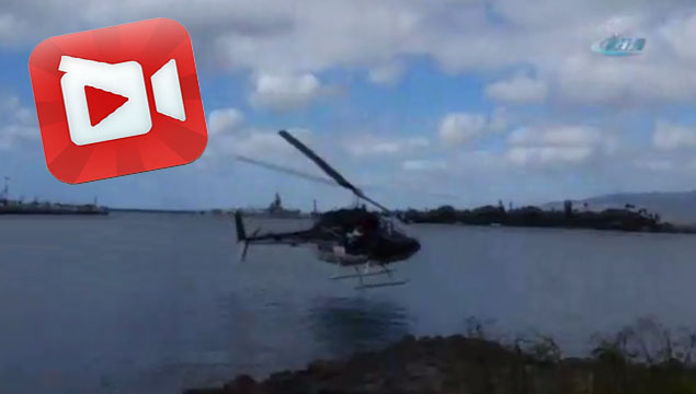  Helikopter denize çakıldı!