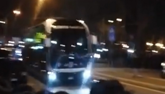 Juventus otobüsüne saldırı
