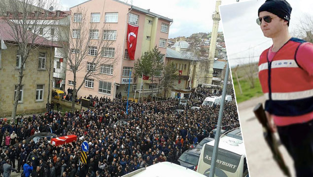 Şehit Türkoğlu'na son görev