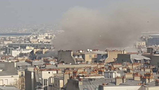 Paris'te doğalgaz patlaması!