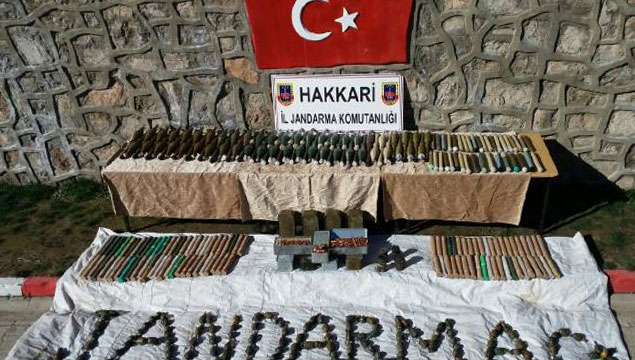 PKK cephaneliği ele geçti 
