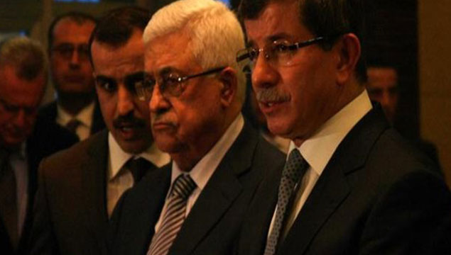  Davutoğlu Mahmud Abbas’la görüştü