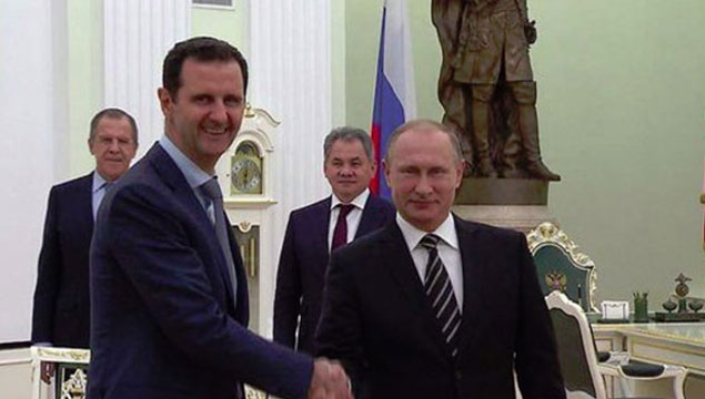 Putin'den Esad'a destek