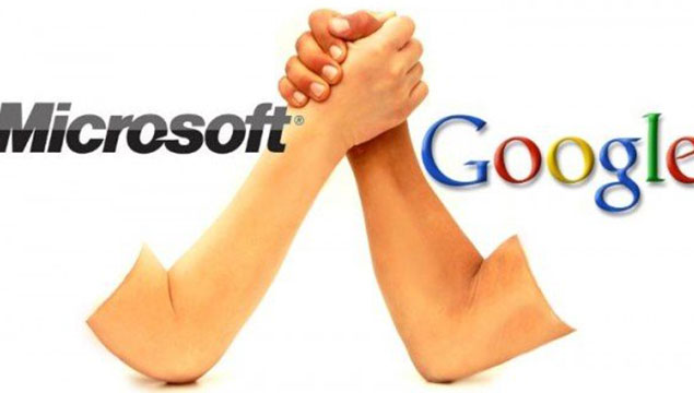 Microsoft ve Google anlaştı