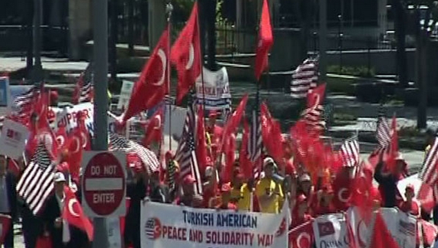 Washington'da Türk yürüyüşü