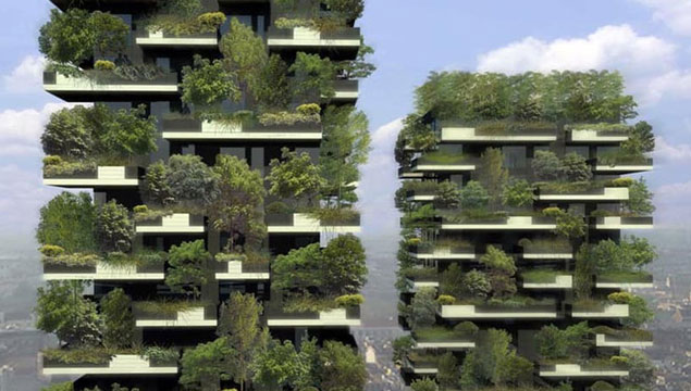 Dünyanın ilk orman apartmanı Milano'da