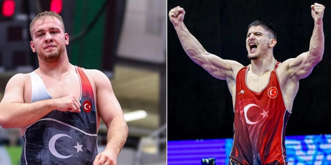 Güreşte 2 madalya aldık!