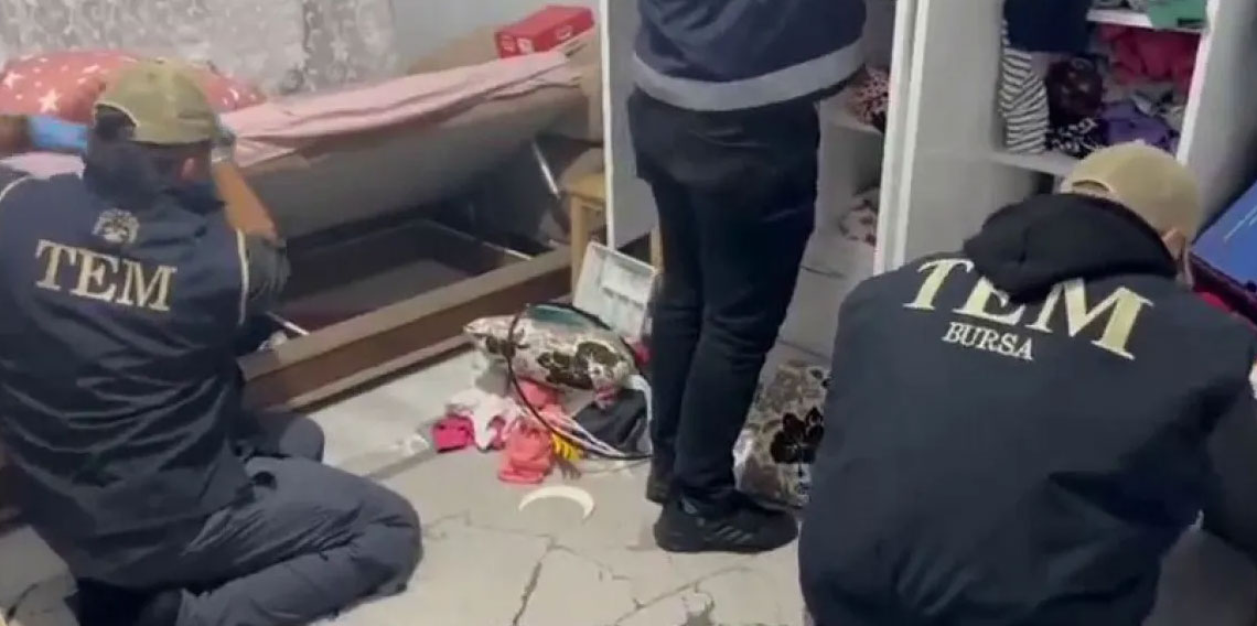 Bursa'da DEAŞ operasyonu : 18 gözaltı